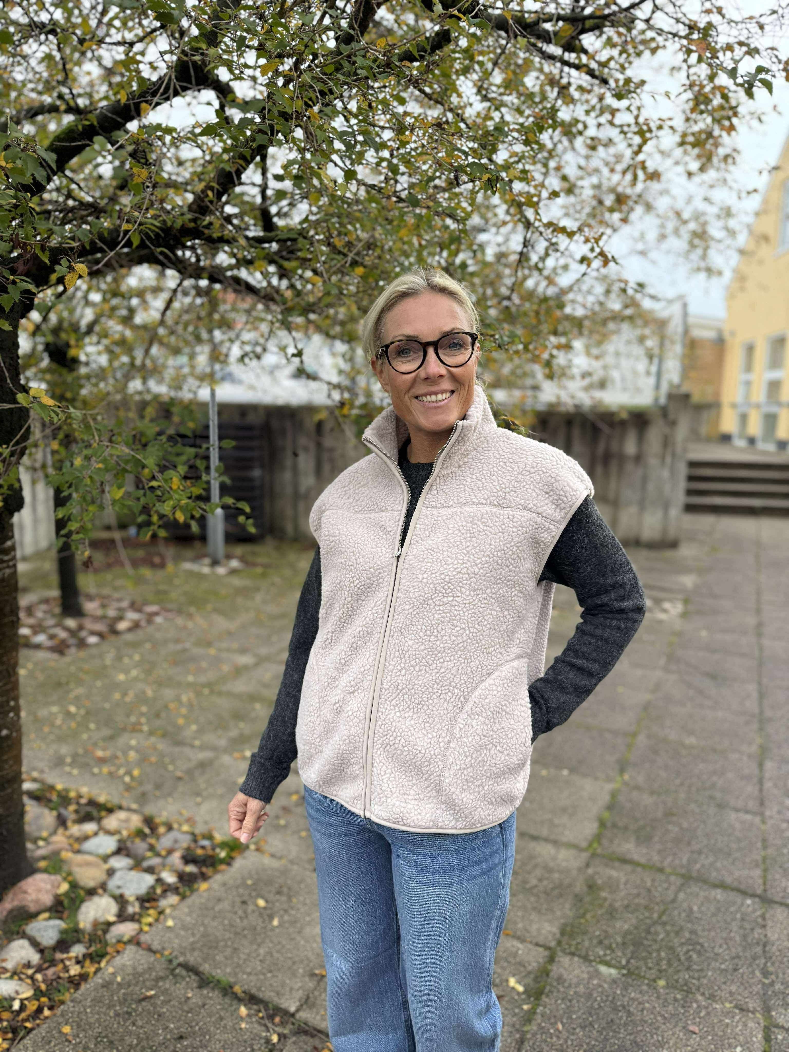 PCSADIA Otw Gilet - Silver Gray